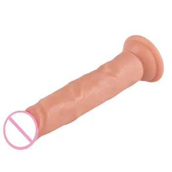 18 cm Long Penis for Female Masturbation Gay Lesbian Vagina Anal Plug Silicone Dildo with Suction Cup Adult Products Sex Shop 3