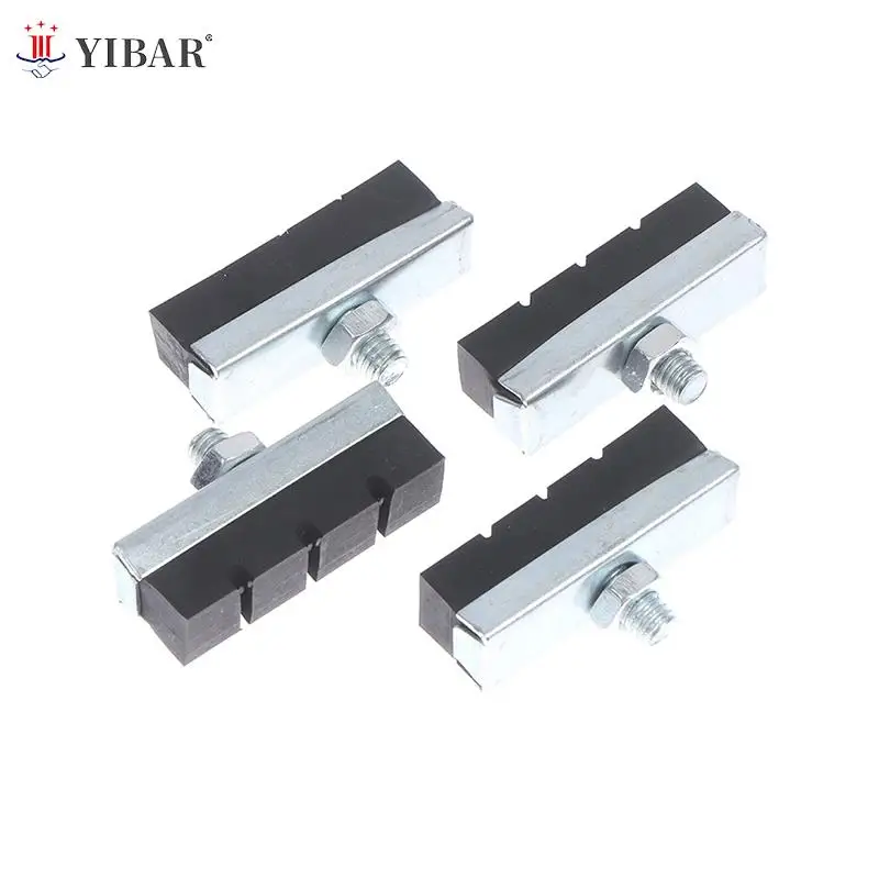 Vintage Bike Brake Blocks For Classic Bike Cycling Caliper V-Brake Pads 4Pcs bike brake blocks