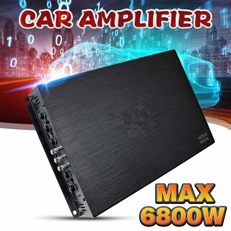 

6800W WD628 Automotive Power Amplifier 4-channel high-power automotive car audio modification power amplifier