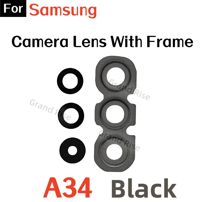 Enhanced Rear Camera Glass Lens with Adhesive Frame Replacement