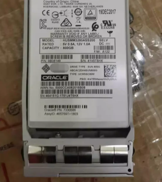 For Sun Oracle 7330686 7330684 7342450 800GB Solid State Drive