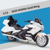 WELLY 1:12 2020 Honda Gold Wing Motorcycle Simulation Alloy Model Adult Collection Decoration Gifts Toys for Boys 2