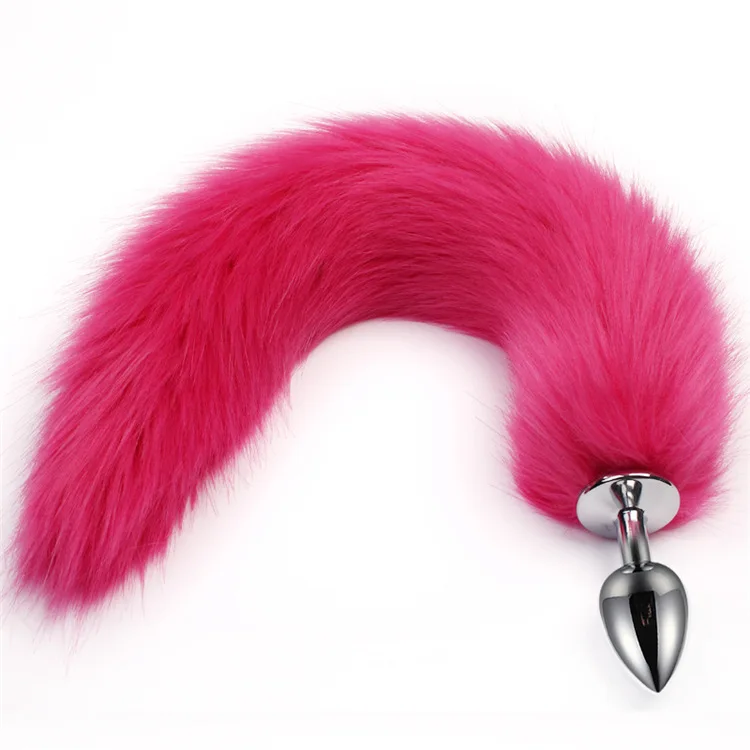 Role-playing Sex Games, Men and Women Sex Toys,1pcs,BDSM Three Size Dog Tail Anal Plug, Animal Tail Butt Plug