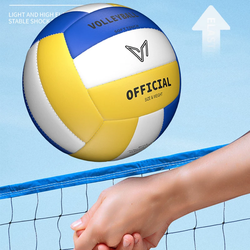 Veidoorn Professional Volleyball Size 5 Premium Soft Touch Durable PVC Material Indoor Outdoor Volleyball for Adults