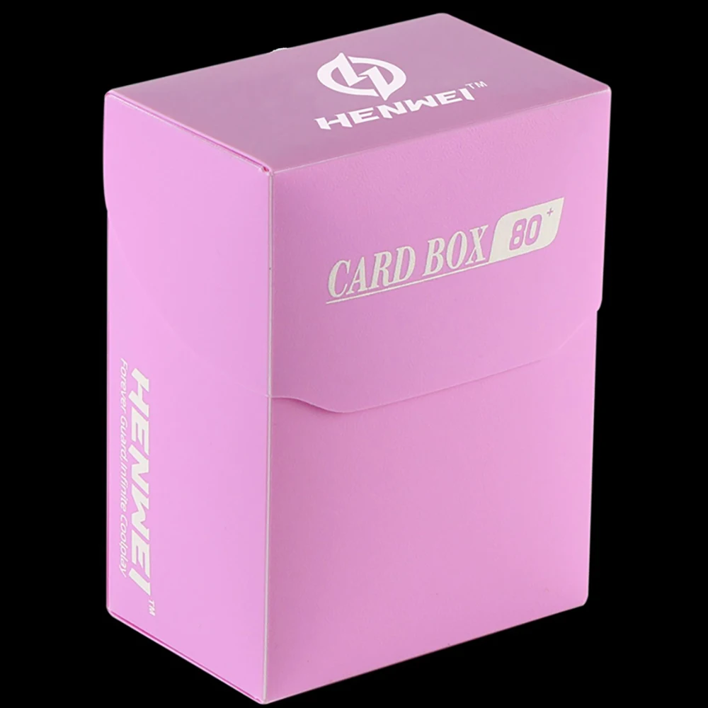 Premium 80+ Card Capacity Deck Organizer Box with Divider