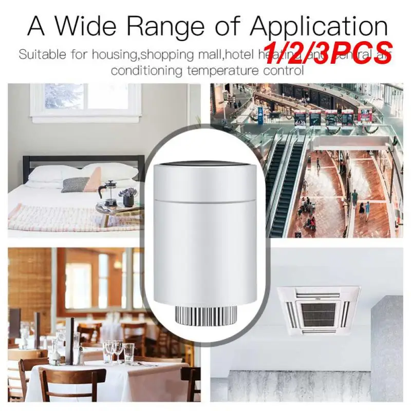 

1/2/3PCS Tuya Smart ZigBee Thermostat Radiator Valve TRV Programmable Floor Heating Controller Support Alexa Yandex Alice Smart