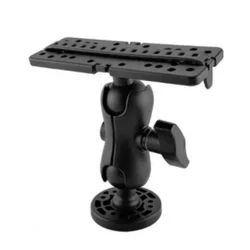 Universal 360° Swivel Marine Electronic Fish Finder Mount with Rotating GPS Plate (1pc)