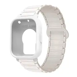 Silicone Protective Case with Magnetic Sport Strap for Redmi Watch 5 Lite (LPStarW)
