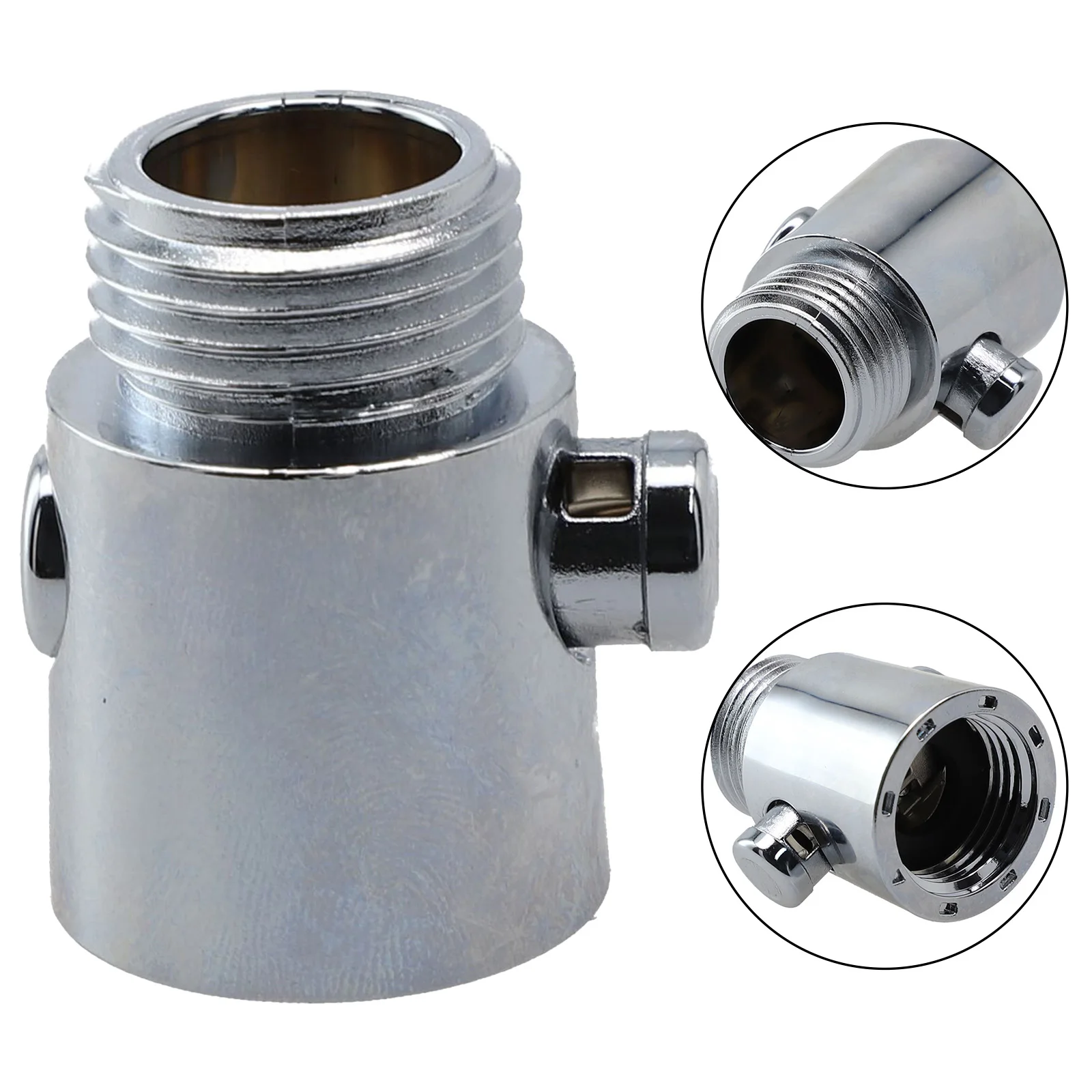 ABS Shower Head Arm Diverter Valves Bidet Sprayer Head Water Shut Off Angle Valve Flow Regulator Stop Switch Bathroom Accessory
