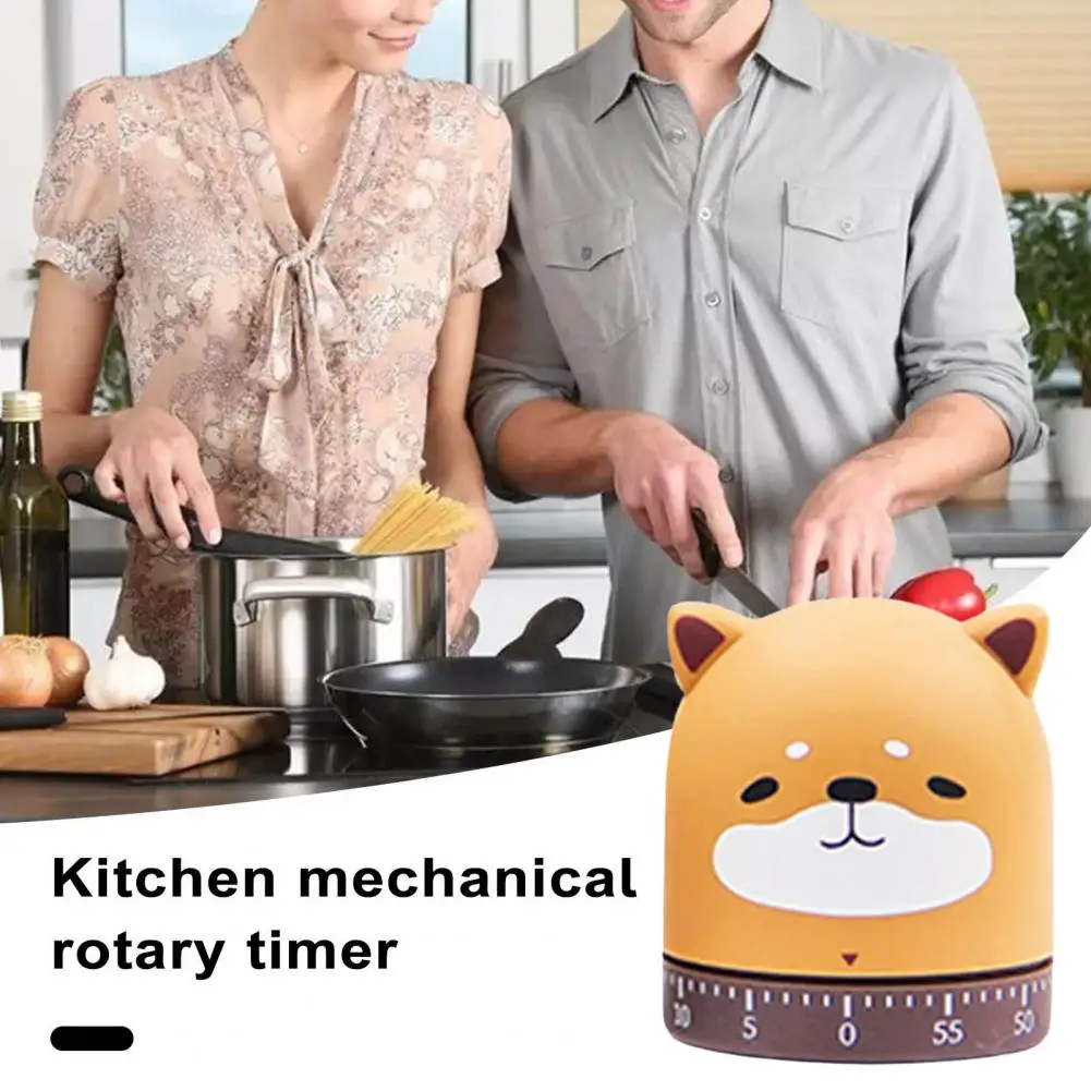 

Countdown Timer Adorable Cartoon Mechanical Timer Compact Battery-free Countdown Timer for Easy Operation Ideal for Sellers