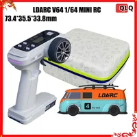 Ldarc V64 1/64 Mini Rc Simulated Electric Remote Control Model Car Tabletop Bus Vehicle Rtr 2.4ghz Adults Children'S Toys 1