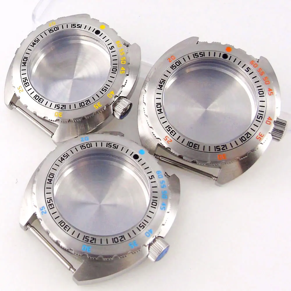 ETA2824 NH35 NH38 35mm ケース MOD ウォッチケース RICHUS 38mm NH35 Case Sapphire Glass Silver Black Rose Gold