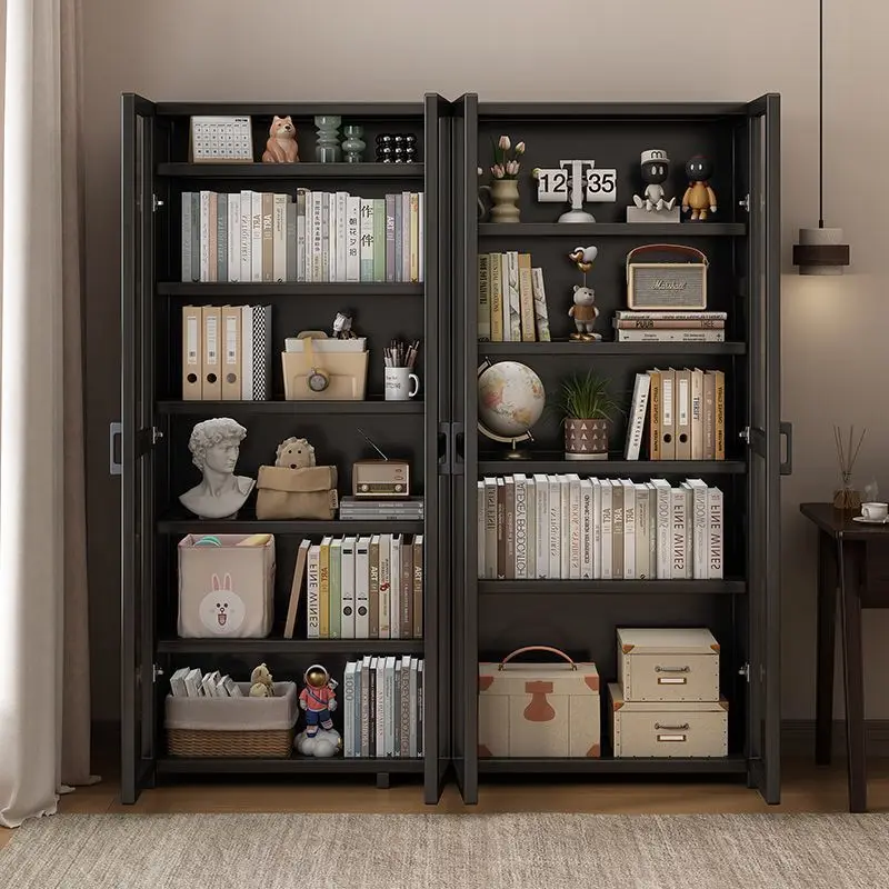 Bamboo Bookcase Storage Cabinet 4