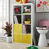 Homes 8-Cube Storage Organizer, White Texture/Rustic Gray/Solid Black/Tobacco Oak Optional 3