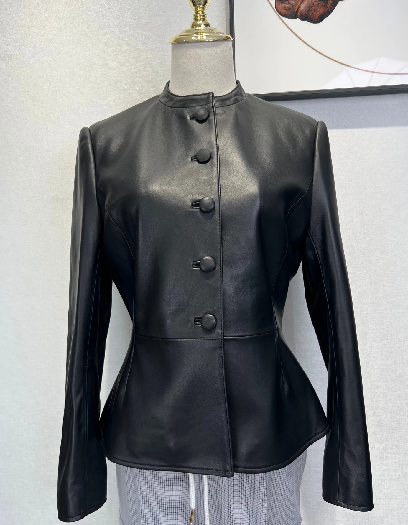 

Autumn and winter new, sheepskin coat, waist version of the upper body slimming, very elegant temperament