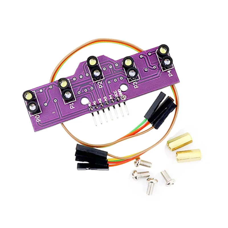 Capteur suivi ligne 5 voies analogique pour robot tank RC