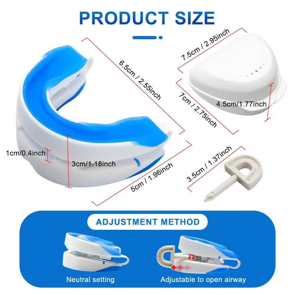 Anti Snoring Device Adjustable Anti Snore Mouth Guard