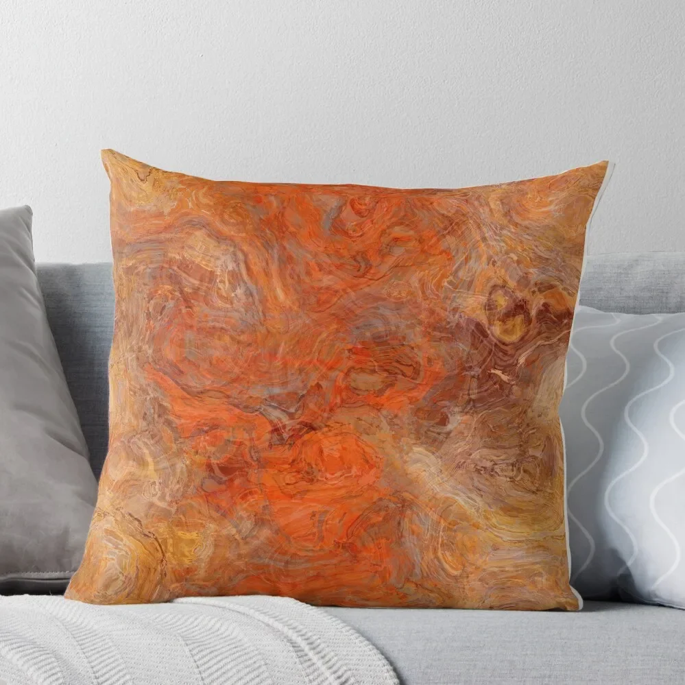 

Gold and Rust Swirl Throw Pillow Cushions Luxury Pillow Cover Luxury Sofa Cushions