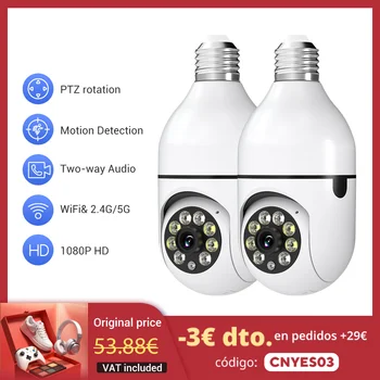 2Pc Ease Life APP-Light Bulb Security Cameras Outdoor Wireless 1