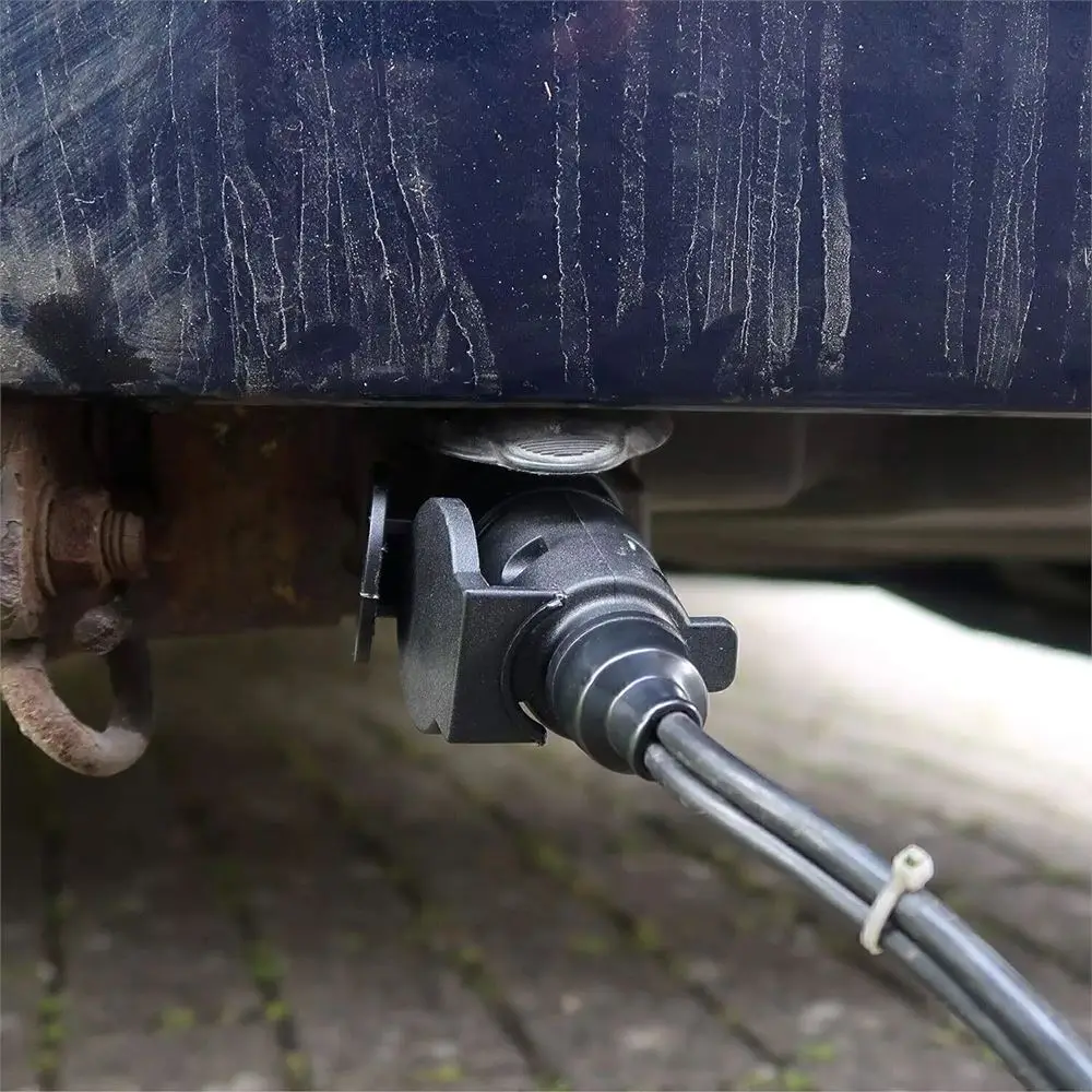 12V 13 Pin Trailer Plug Durable 13 Pole Electrical Caravan Wiring Connector Towing Bar Socket Adapter Car Truck RV trailer plug adapter trailer socket trailer plug socket trailer plug