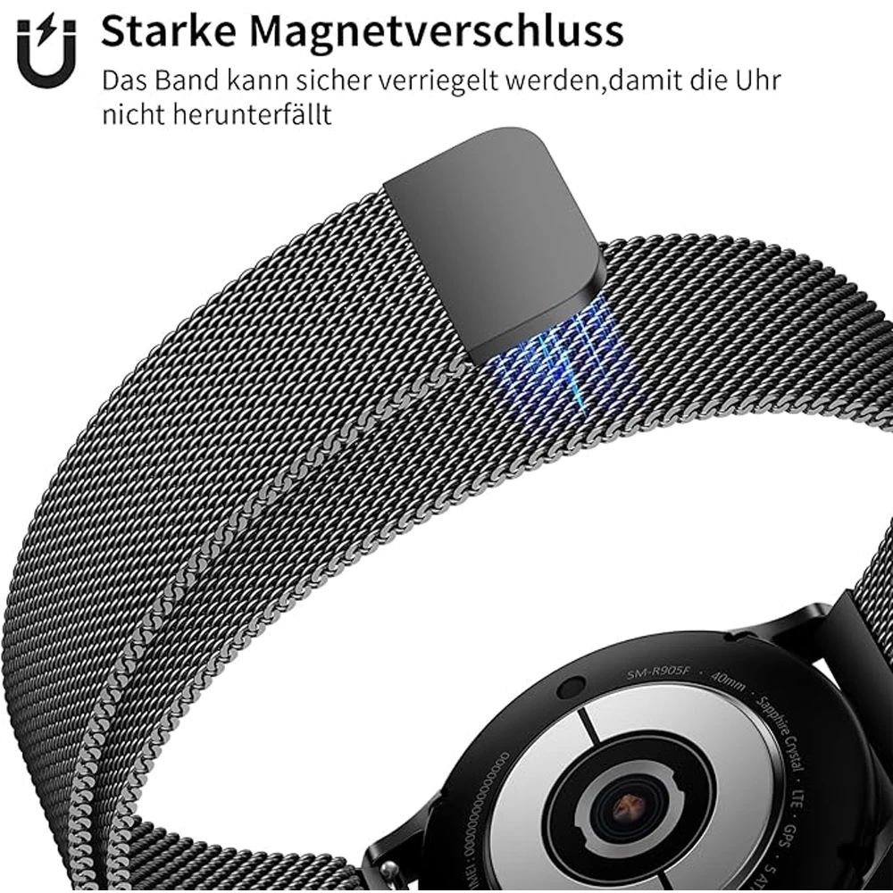 Magnetic Milanese Loop Strap Bracelet for Smartwatch Accessories