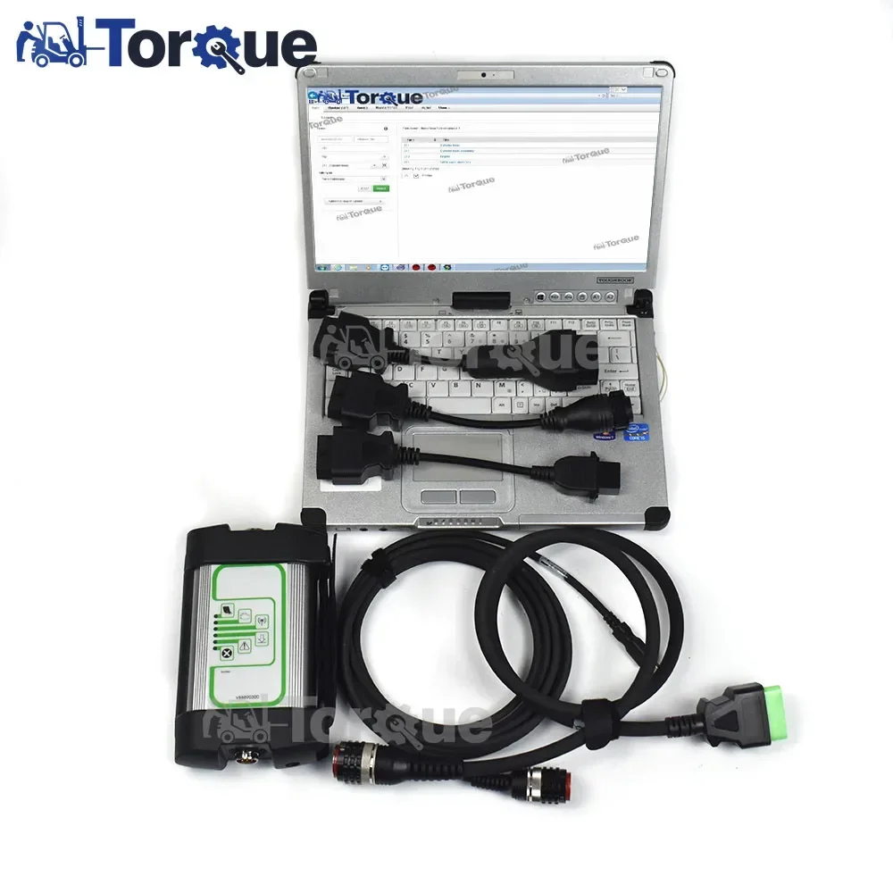 

Vocom Truck Diagnostic Scanner Full Set Development Model Vocom 88890300 for-volvo engine diagnosis With Thoughbook CF C2 laptop