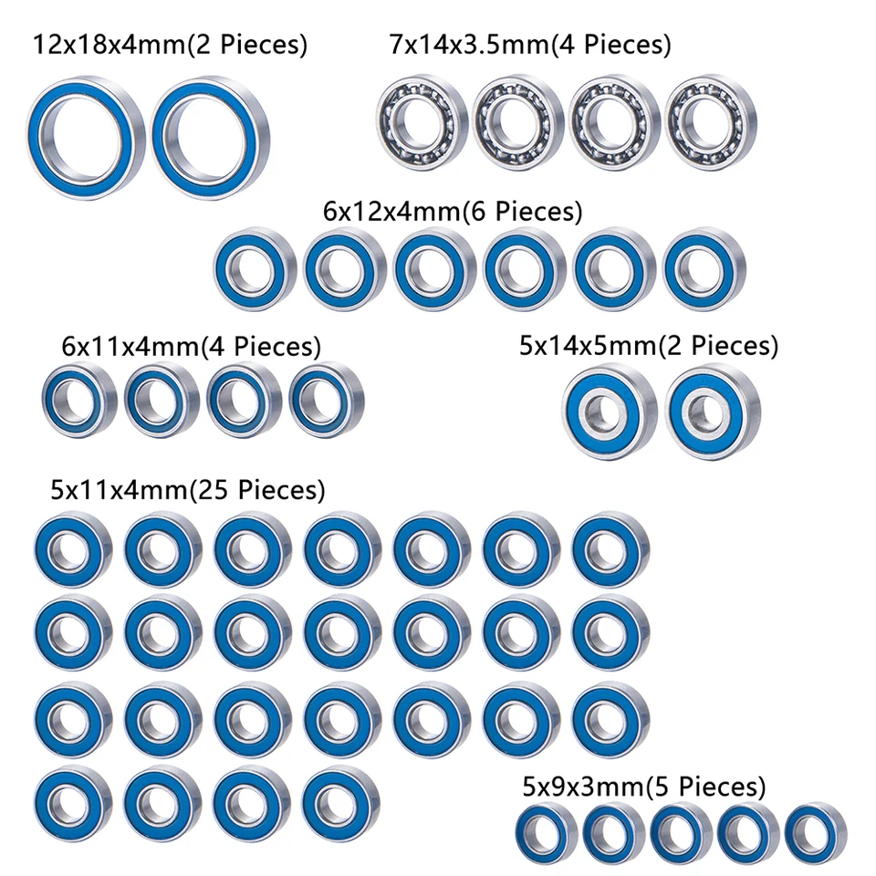 Kit Roulements Scellés FastEddy Bearings Pour Vanquish VRD