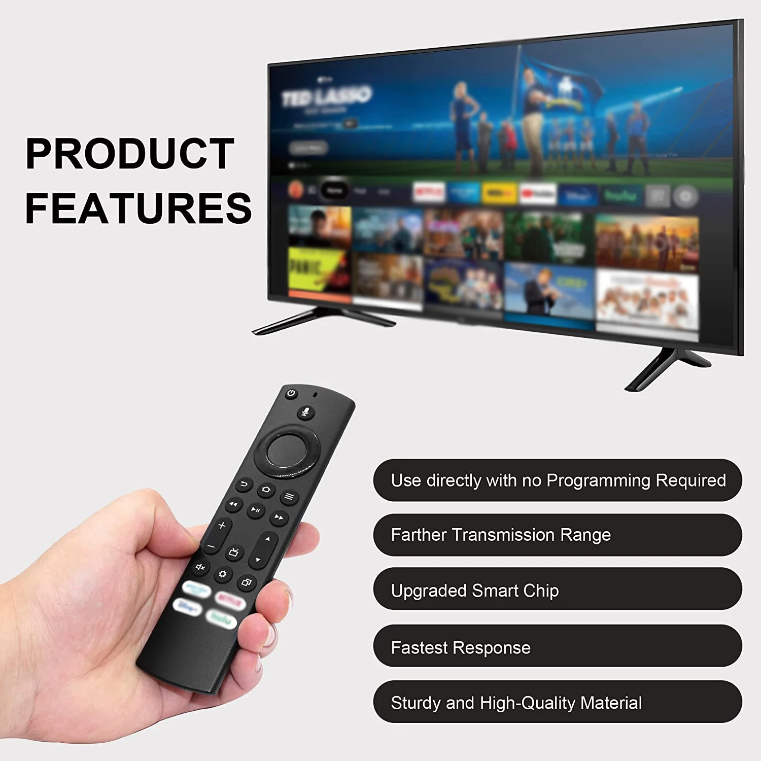 NS-RCFNA-19 NS-RCFNA-21 交換用音声リモコン Insignia Fire TV Edition TV(中古品) NS-RCFNA-21 交換用音声リモコン Insignia Fire TVエディション W⁄Prime Video Netflix IMDb TV  Hulu NS-39DF310NA21 NS-43DF710NA21 NS-24DF310NA21 NS-50DF711SE21