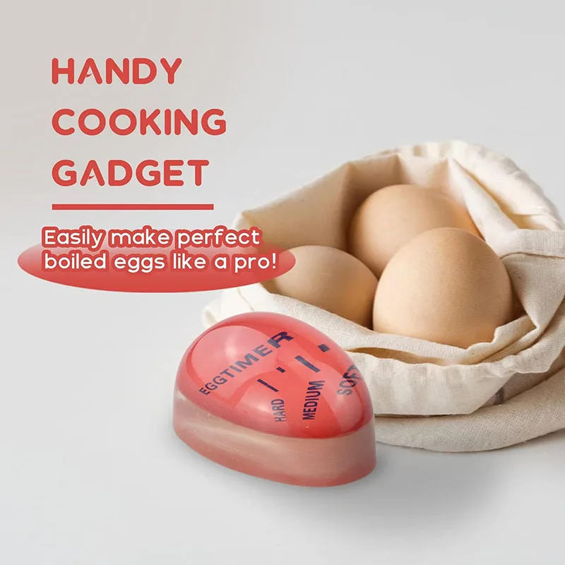 Description Picture 5 of itemResin Boiled Egg Timer, Fully Cooked, Half-cooked Egg Cooker Can Be Seen According To The Color Change, Kitchen Timer Tool