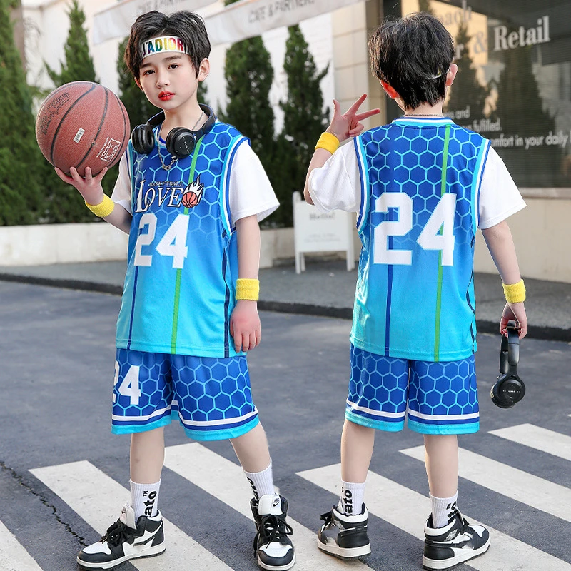 Kids Basketball Jersey Personalized Custom Boys Girls Basketball Uniform  Sets Polyester Breathable Basketball Shirt for Children - China Authentic Basketball  Jerseys and Wholesale Blank Basketball Jerseys price