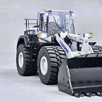 1/14 WA480 RC Hydraulic Loader Metal Model RTR Engineering Loader with Light and Sound System Remote Control Car Adult Toy 2