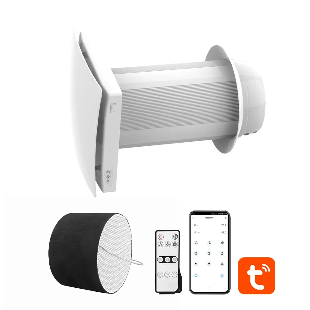 Wall Mounted Small Heat Recovery Ventilation Units KCvents