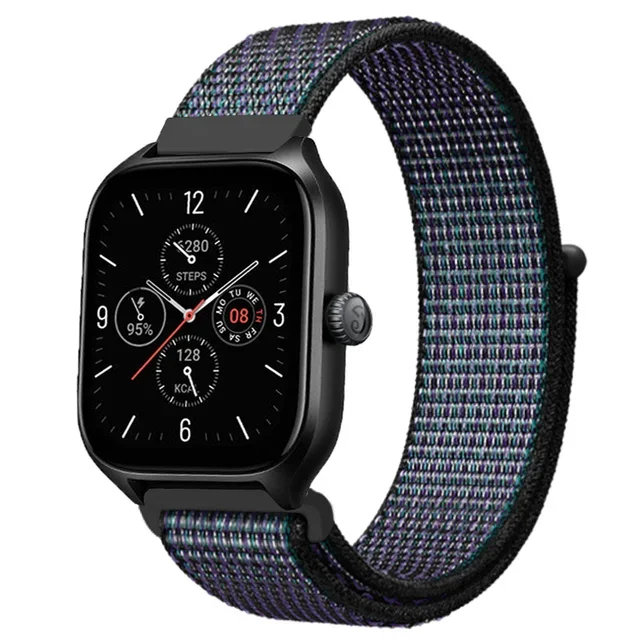 Nylon Loop Smartwatch Band - Adjustable Strap in 20mm/22mm Sizes