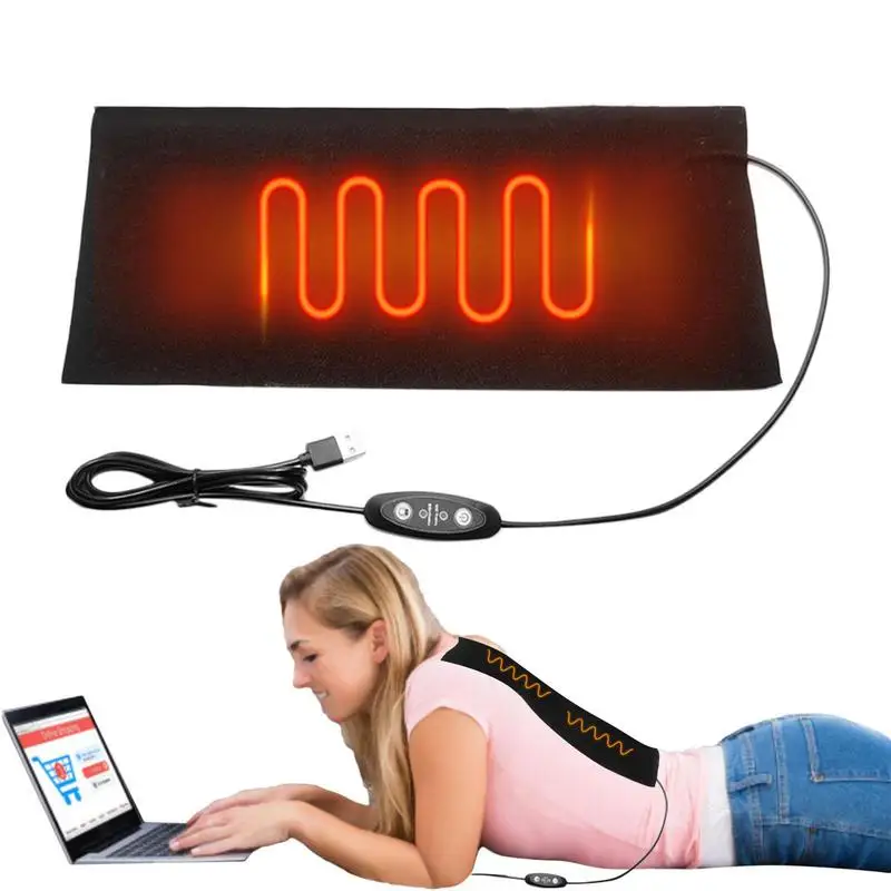 TravelHeatingPadPolyesterUSBHeatingMassagePadMultifunctional