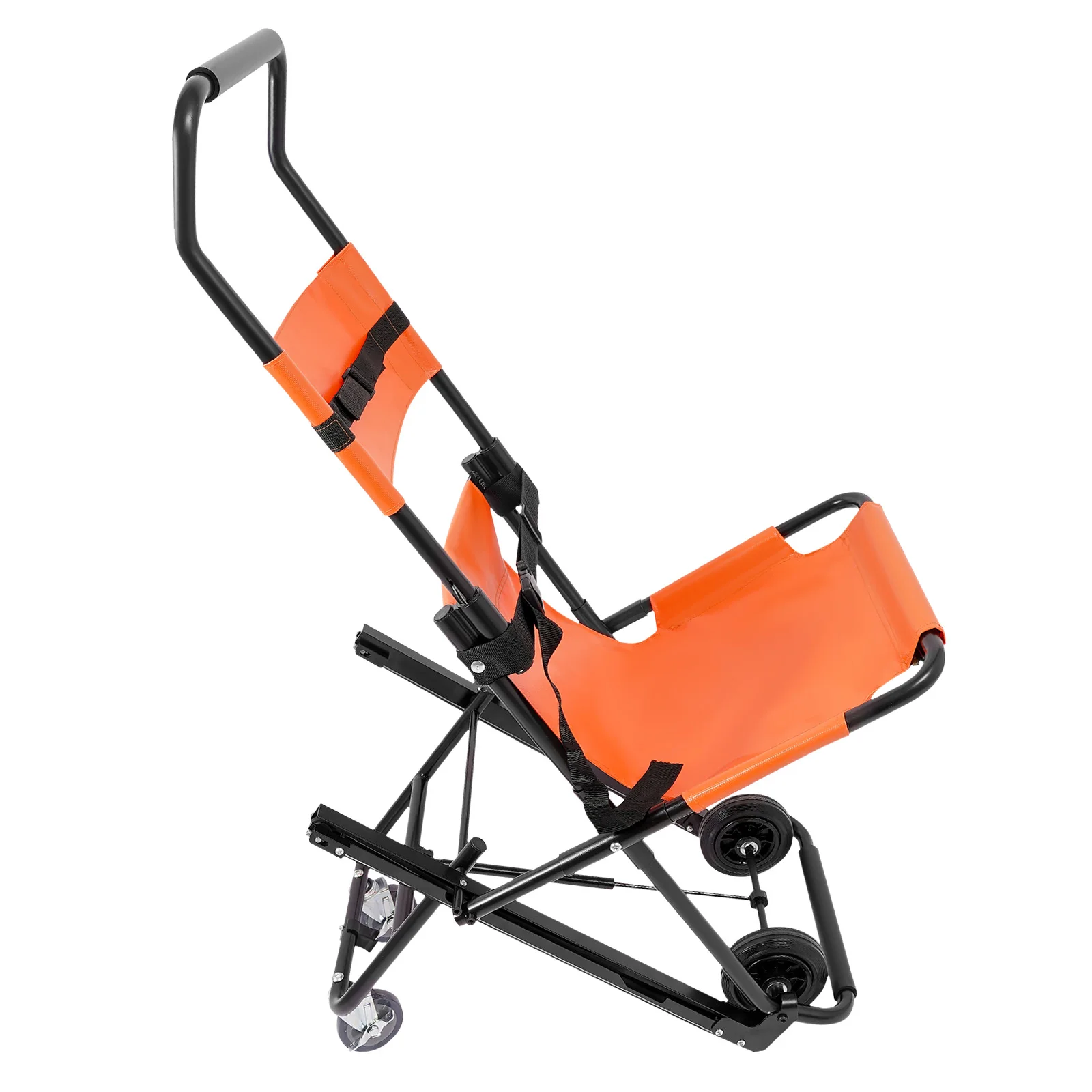 Klappbarer Treppensteiger, Manueller Treppensteiger, Faltbarer Notfall-Treppensteiger mit 4 Rädern, 159 kg Tragkraft, Tragbarer Transport-Treppensteiger – Detail 3