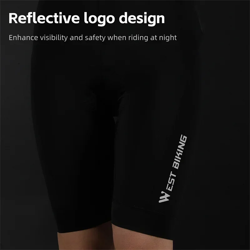 WEST BIKING Women Cycling Padded Shorts Couple's Long Distance Cycling Shorts Men Compression Sportwear Cooling Sport Gear 6