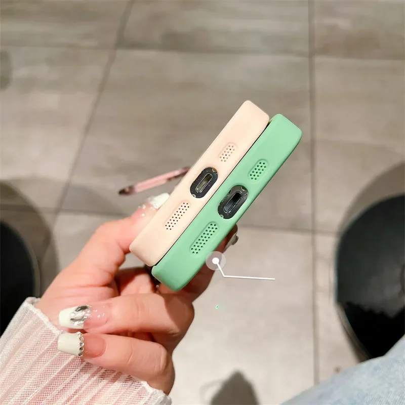 Lens Holder Magnetic Phone Case For iPhone 11 12 13 Pro Max 14 15 Plus For Magsafe Wireless Charge Shockproof Smartphones Cover