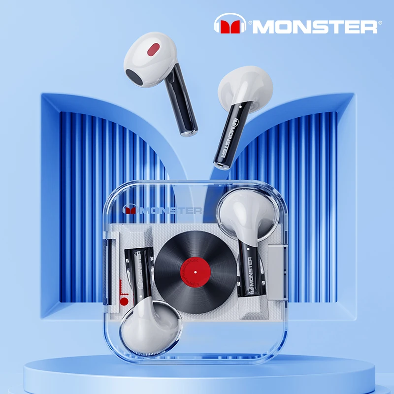 Monster Xkt01 Semi-in-ear Com Cancelamento De Ruído Para Jogos