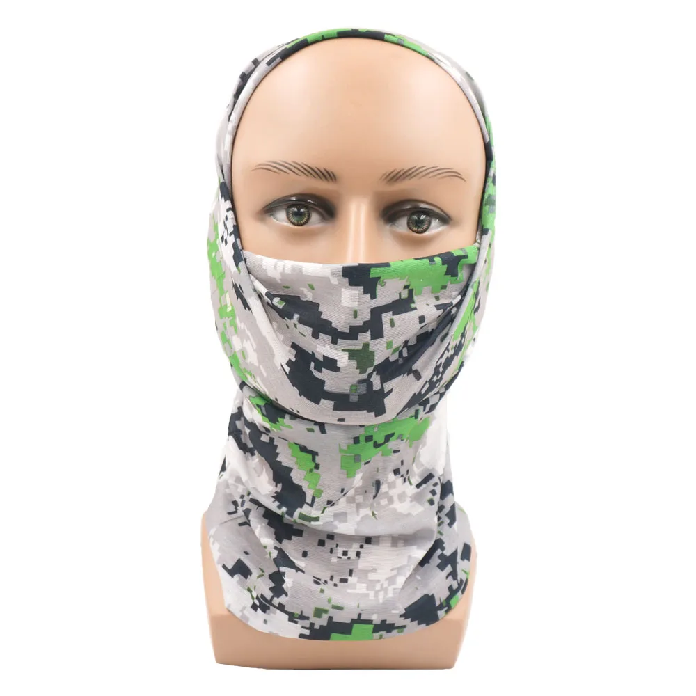 CM69-CM101 Camouflage Bandana Nahtlose Jagd Hals Gamasche Radfahren Angeln Wandern Sturmhaube Kopfbedeckung Unisex Gesichtsschutz Schal – Detail 17