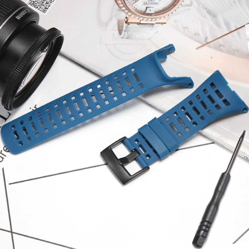 Waterproof Silicone Rubber Watch Band - Durable Replacement Strap