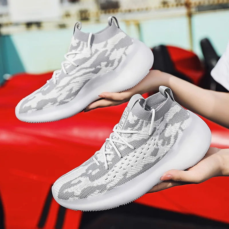 

Men's Luxury Sneakers Men Casual Shoes Women Walking Jogging Sports Shoes Fashion Outdoor Cushioning Breathable Mesh Trainers