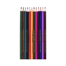 Crayons de couleur professionnels avec noyau souple triangulaire, support mignon pré aiguisé, parfait pour le dessin d'adulte étudiant