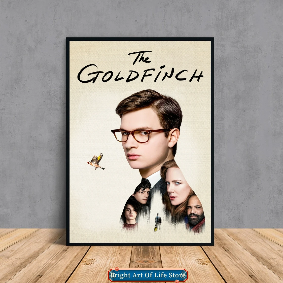 

The Goldfinch (2019) Movie Poster Cover Photo Canvas Print Apartment Home Decor Wall Painting (Unframed)