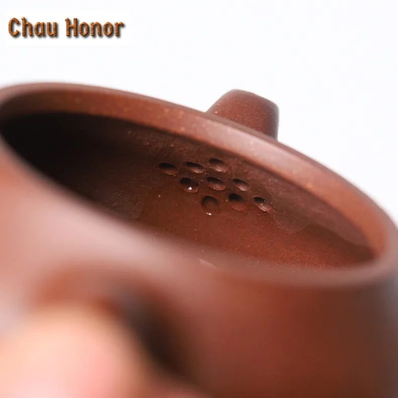 180ml Vintage Yixing Purple Clay Teapots Famous Handmade Ming Stove Pot Raw Ore Mud Tea Infuser Kettle Chinese Zisha Tea Set