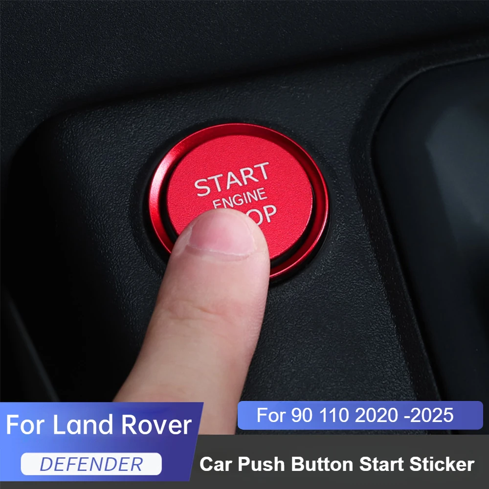 For Land Rover New Defender Car Push Button Start Sticker Car Ignition Switch Button Modification Sticker