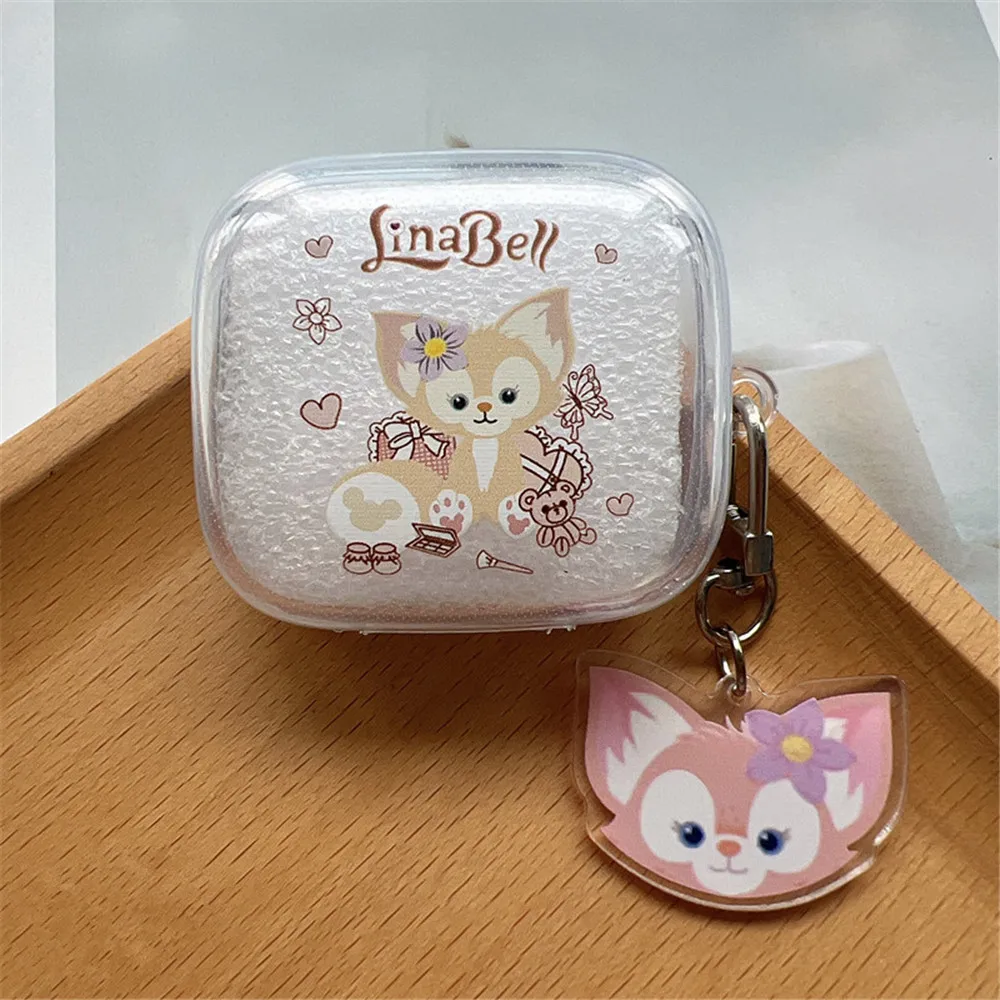 Cute Cartoon Earphone Protective Case with Keychain