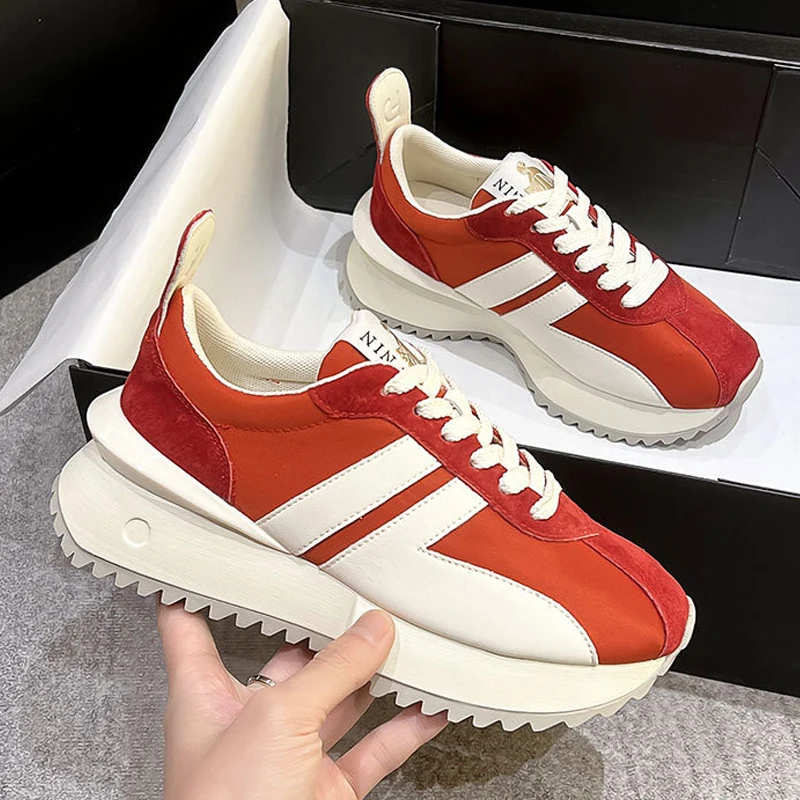 

QIWN Women Running Shoes Casual Fashion Sport Shoes For Woman Luxury Brand Designer Ladies Sneakers