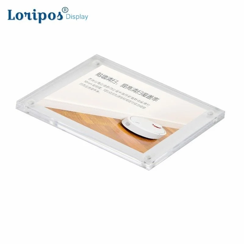 Multi-functional Display Acrylic Photo Frame Freestanding Holder For Poster Card 