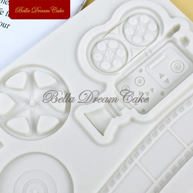 3D -S Film Eszköz Videokamera Szilikon Penész Csokoládé Fondant Barkács Szappan Torta Díszítő Szerszámok Sütési Kiegészítők - Image 6