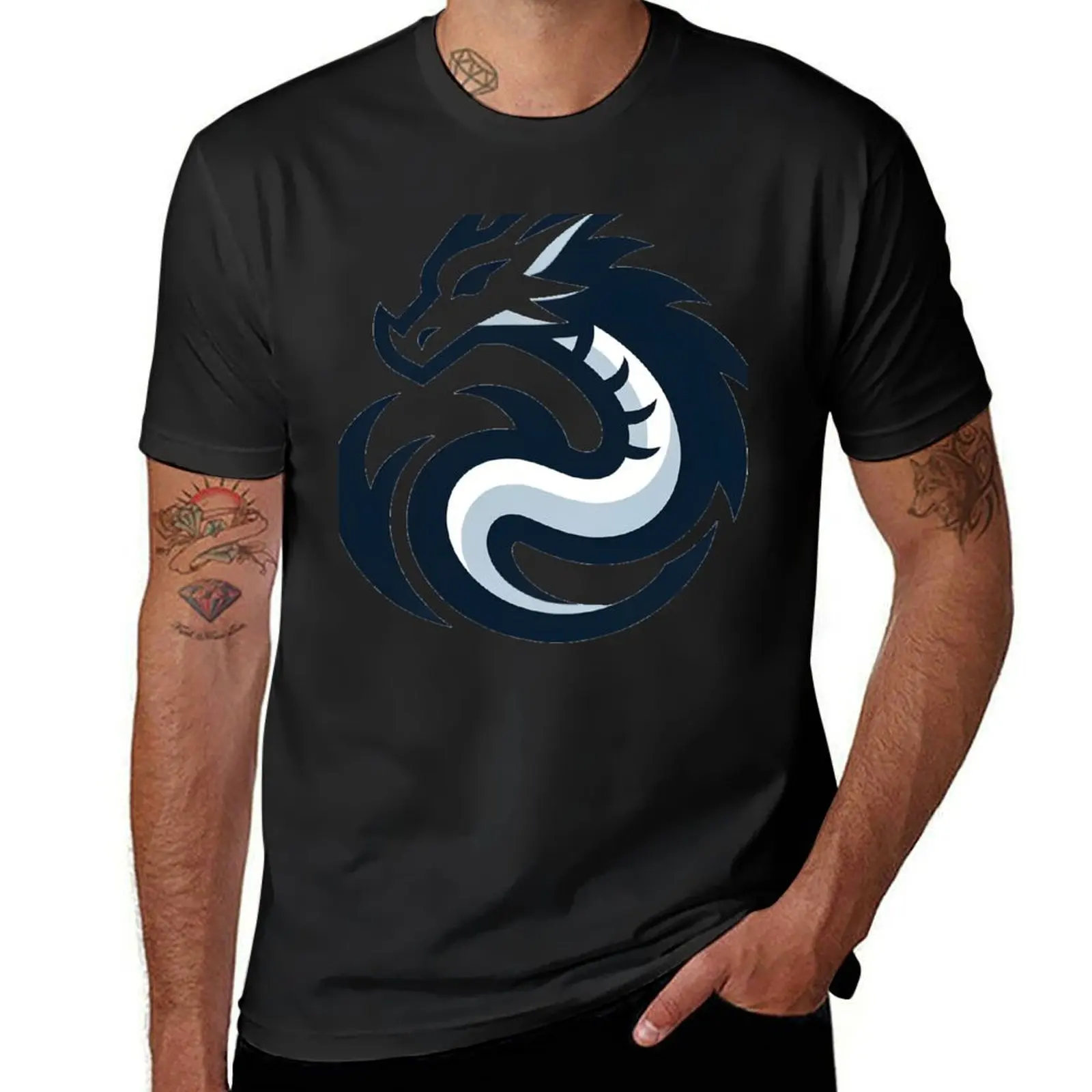 Minimalist Dragon Design T-Shirt shirts graphic tees boys whites sports fans t shirts for men graphic